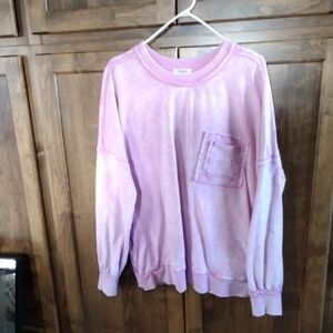 Pink Crew Neck Sweatshirt